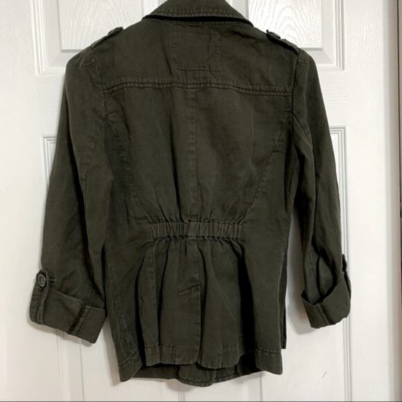 Anthro Cartonnier green utility jacket - Picture 4 of 8